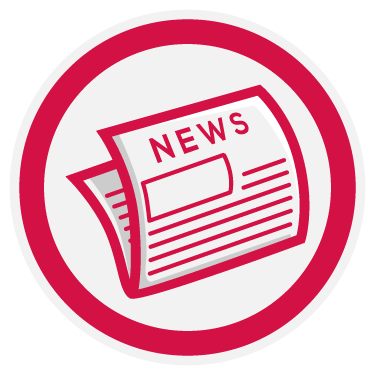 Newsletters hover icon